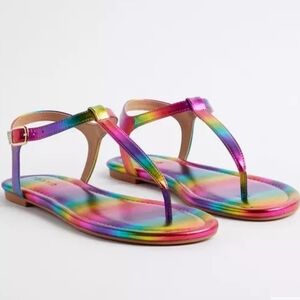 Torrid Thong T-strap Sandal Shoe